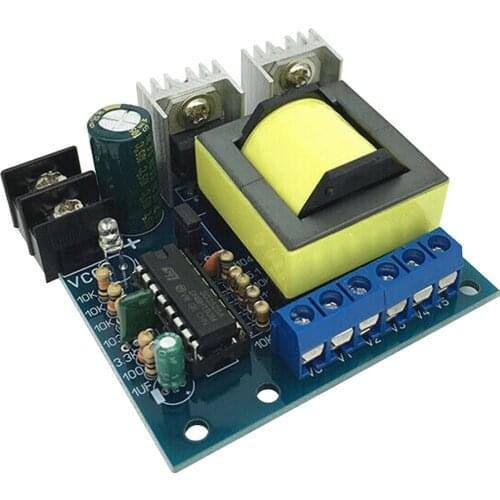 Inverter Integrated Voltage Step Up Boost Converter Board Home Transformer Efficient Power Supply 12V To 110V 220V Single Pole
