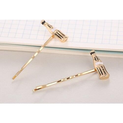 Coffee Cola Hairpin Offbeat Hair Decorate Women Girls Hair Clip Trend Headwear Drop Shipping