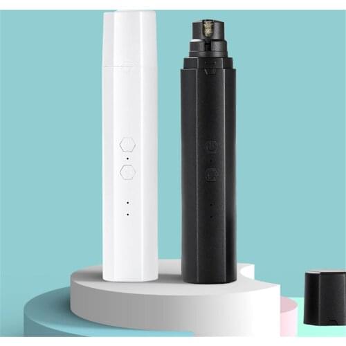 Pet Dog Nail Grinder Electric Pet Trimmer Portable USB Rechargeable Painless Claw Clipper Nail File Tool Dog Grooming Supplies