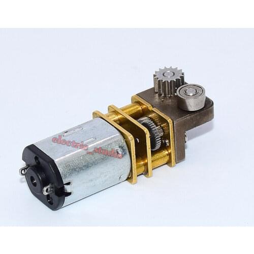 N20 Right Angle 3D Printing Pen Electric Motor DC 1.5V-6V 5V 12rpm Slow Speed High Torque Engine