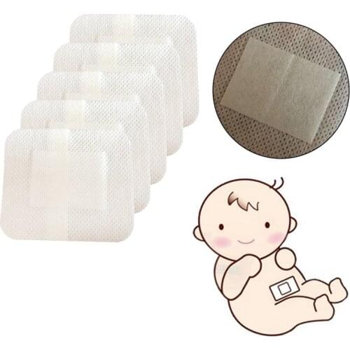 10 Pcs Non-woven Dressing Patch Breathable Baby Umbilical Care Patch Wound Patch First Aid Kit Hemostatic Patch Comfortable