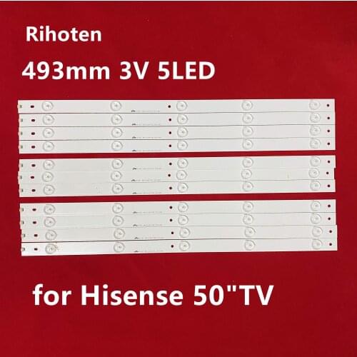 New 11 PCS/set 5LED 492mm LED backlight strip for LC-50N5000U 50H4D 50h5gb 50h4c 50h5c SVH500A60 HD500DF-B53 RSAG7.820.6660/ROH