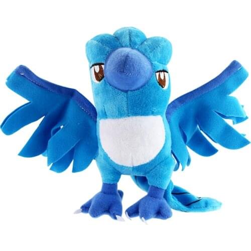 18cm Anime Pokemon Articuno Plush Toys Soft Stuffed Animals Cartoon Doll Birthday Gifts For Children