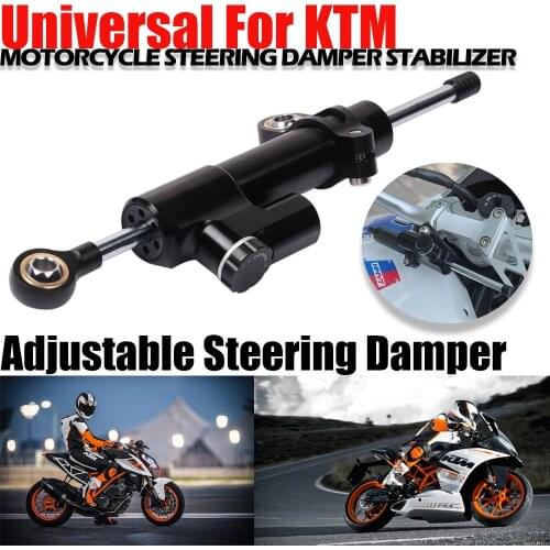 Motorcycle Adjustable Steering Damper Stabilizer For KTM Duke390 390Duke Duke 390 125 200 250 490 690 790 990 RC390 Duke 790Duke