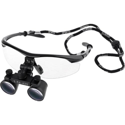 Dental Loupes 2.5X 3.5X Magnification Binocular Medical Magnifier Dentistry Surgical Optical Glass Lens Dentist
