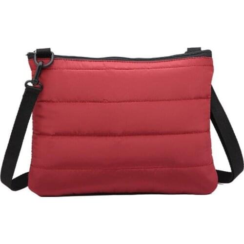 New Women Space Cotton Crossbody Bags New Casual Ladies Bag Down Bayan Sing Female Fashion Bags Sac One Shoulder Main Bag