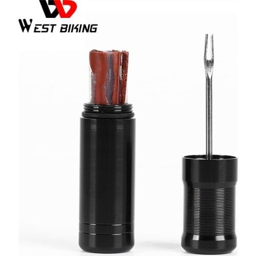 WEST BIKING Mini Portable Bike Tire Repair Tool Tubeless Tyre Quick Repair Strip Tools Kits MTB Bicycle Cycling Accessories