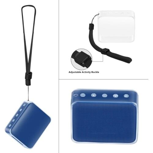 TPU Protective Skin Case Cover With Hand Strap for GO 2 Bluetooth Speaker QXNF