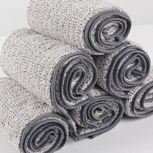 1Pcs Cleaning Cloth Super Absorbent Microfiber Gray Japanese Style Wiping Rags Kitchen Supplies Cleaning Towel 27x30cm/30x40cm
