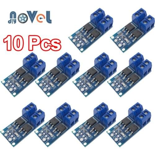 10PCS 15A 400W MOS FET Trigger Switch Drive Module PWM Regulator Control Current Panel Board Module Diy Kits Motor Control