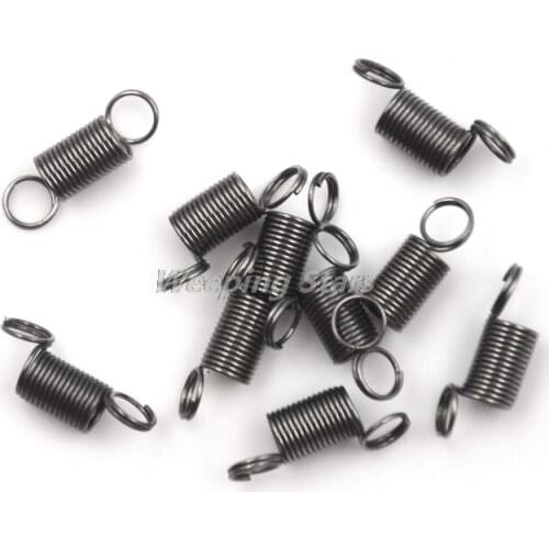 10Pcs/lot Stainless Steel Small Tension Spring With Hook For Tensile DIY Toys Russiato 30MM 4 Mm
