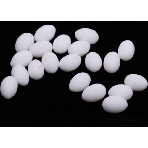 20 Pieces Kitchen Food Groceries Shop Chicken Egg Dollhouse Miniatures Kitchen Food Dining Room Display Supplies White