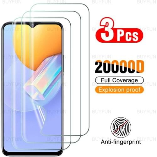 3pcs Front Hydrogel Film For VIVO Y31 Y51 HD Full Cover protective film on for vivo vavo v20 se pro v21 v21e screen protector
