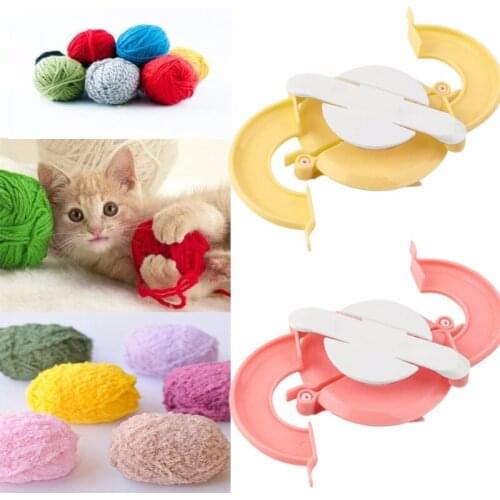 4 pcs Cute Mini Outdoor Travel Sewing Plastic Imitate Cola Hairy Ball knitting machine Wave Pattern Ball