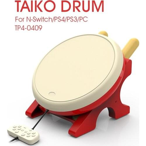 4 In 1 Taiko Drum Accessory Video Game Player Controller Assitant Console For Sony PS4/PS3/Nintendo Switch For Joycon-compatible