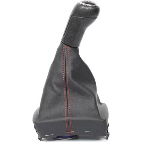 5 Speed Car Gear Shift Knob With Gaitor Boot Cover For Volkswagen Polo 9N 9N2 2002 2003 2004 2005-2009