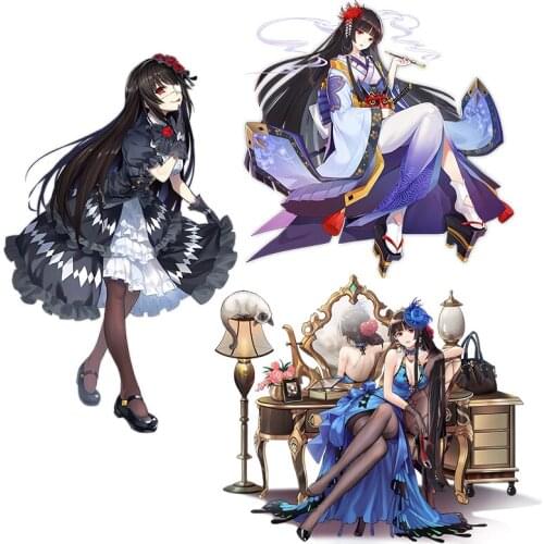 Three Ratels CA58 Ark Order Game anime stickers for car hood motor laptop room decoration seductive girl Waterproof Decal