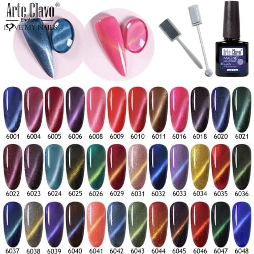 Arte Clavo New 10ml Cat Eye Nail Gel Lak Lacquer Semi Permanent Nail Gel Varnish Polish Soak Off UV Nail Art LED Gel Nail Polish