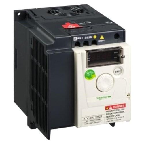 ATV12HU15M3 variable speed drive ATV12 - 1.5kW - 2hp - 200..240V - 3ph - with heat sink