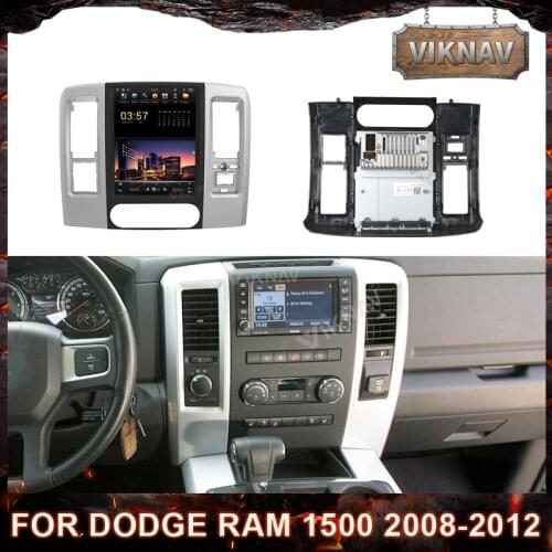 2 din Android auto Car radio for Dodge RAM 1500 2008-2012 GPS Navigation Stereo Receiver multimedia player vertical HD screen