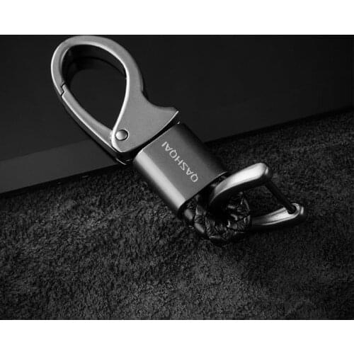 Ring Keychain With Logo Keyring New car Styling Leather / Metal Car Emblem Key for nissan qashqai 2018 2019 2020 2017