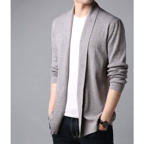 MRMT 2021 Brand Autumn Mens Jackets Cardigan Sweater Slim Fit Youth Overcoat for Male Sweater Jacket Clothing