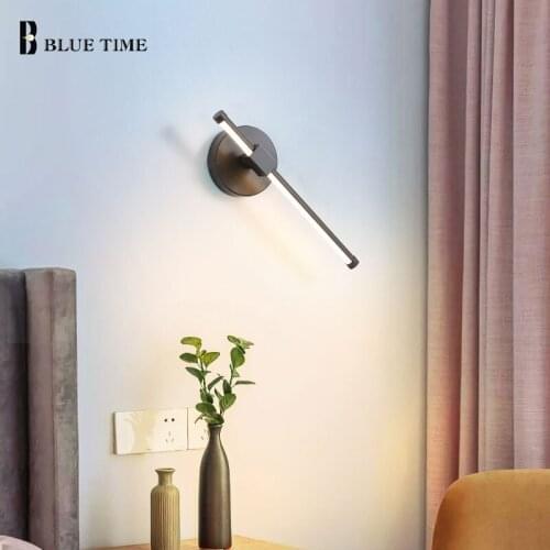 Black&White Creative Led Wall Light For Living room Bedroom Study room Bedside Light Led Sconce Wall Lamp Home Lustre Luminaires