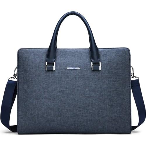 New Fashion Business Laptop Briefcase Large Capacity Waterproof Computer Handbag Male Document Office Messenger Bags Totes