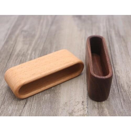 50PCS Wooden Holder Case Storage Card Box Organizer Office Desktop Name Card Display Stand For Desk Business Card Holder