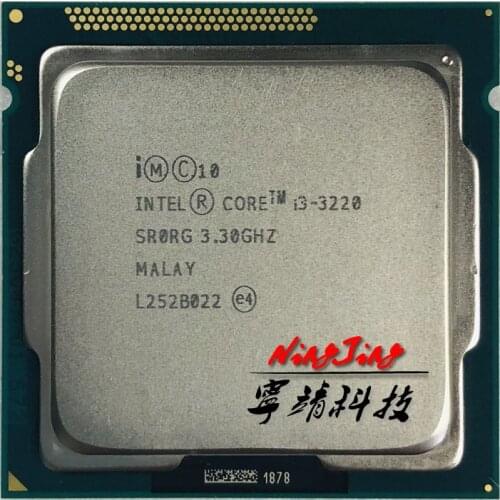Intel Core i3-3220 i3 3220 3.3 GHz Dual-Core CPU Processor 3M 55W LGA 1155 10pcs/Lot