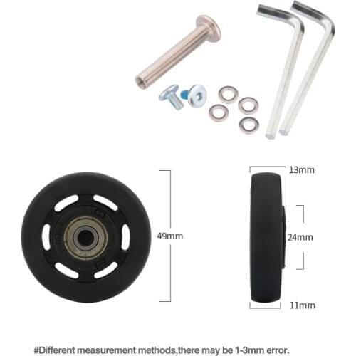 Luggage Wheels Aircraft Luggage Suitcase Universal Wheel Roller Silent Wheel Wear-resistant Accessories 20 Inch 26 Inch