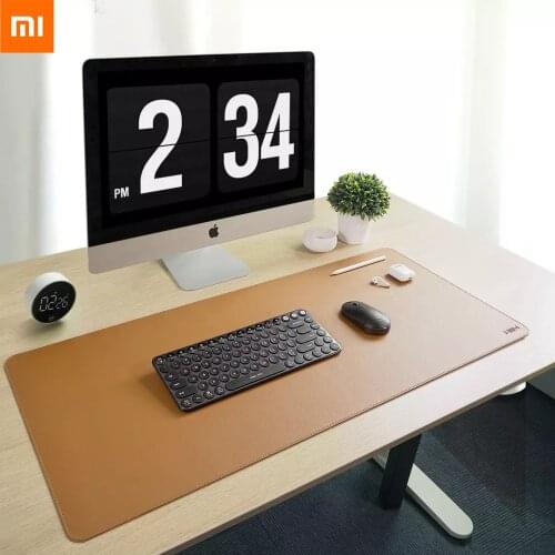 Xiaomi Mijia Youpin MIIIW 900*400mm Oversized leather cork mouse pad/desk mat Double-sided waterproof Soft and durable