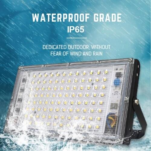 Hot Sales 1PC 100W Led Flood Light AC 220V Outdoor Floodlight Spotlight IP65 Waterproof LED Street Lamp Landscape Lighting