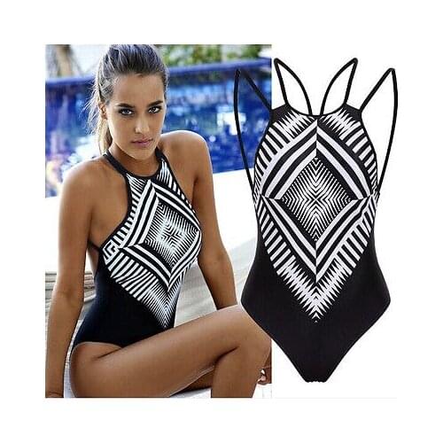 Hot Ladys Padded Bikini One Piece Swimsuit Swimwear Bathing Monokini Push Up