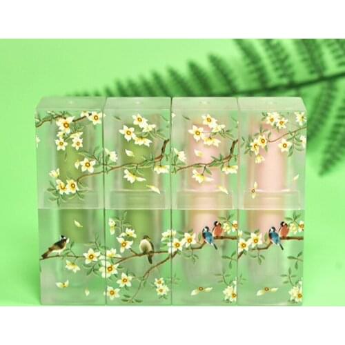 Small Fresh Scrub Square Lipstick Tube Empty Lip Balm Container Lip Tubes