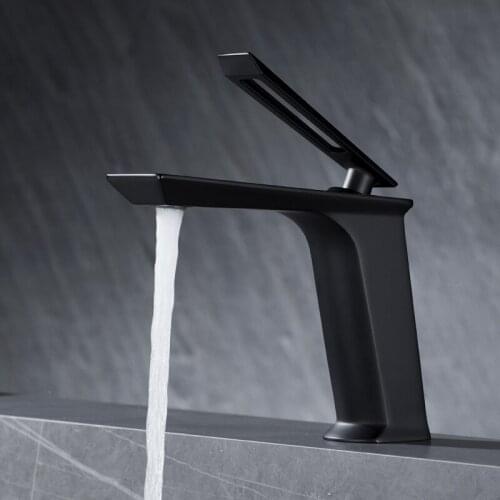 Brushed Gold Bathroom Faucet Brass Basin Faucet Mixer Hot &Cold Bathroom Basin Faucet Mixer Tap Hot and Cold Sink faucet New