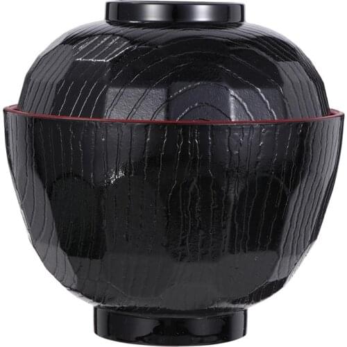 1pc Ramen Bowl Soup Bowl with Lid Traditional Japanese Bowls Kitchen Rice Bowl