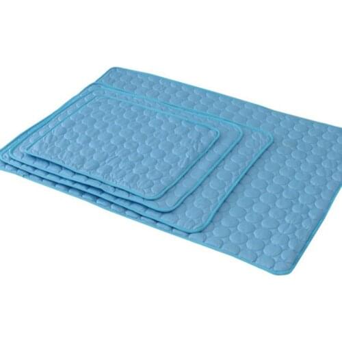 Dog Cooling Mat Summer Pad Mat Dogs Cat Breathable Blanket Cat Ice Pads Washable