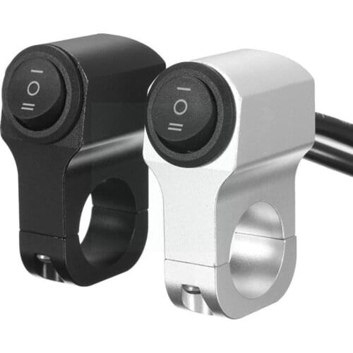 Aluminum Alloy Motorcycle Handlebar Headlight Switch Three-position Waterproof Switch Fog Switch Lamp Retro I6O7