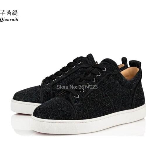 Qianruiti Fashion Men Shoes Low Top Sneakers Bling Mens Flat Round Toe Rubble Sole Galaxy Lace Up Casaul Shoes Party Sneakers