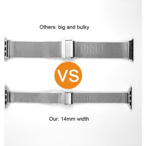 For iwatch se strap Milanese loop for apple watch 6 5 4 3 band 40mm 44mm 38mm 42mm Stainless Steel mesh watchband Women Girls