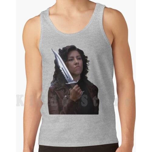 Rosa Diaz Tank Tops Vest Sleeveless Stephanie Beatriz Rosa Diaz 99 Nine Nine B99 Comic Tv Shows Nbc Shows Nbc Parks