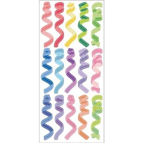 1Pcs Colorful Ribbon Decorative PVC Stickers Diary Scrapbooking Stick Hot Album Supplies DIY Label Sticker 2021 Stationery A1J5