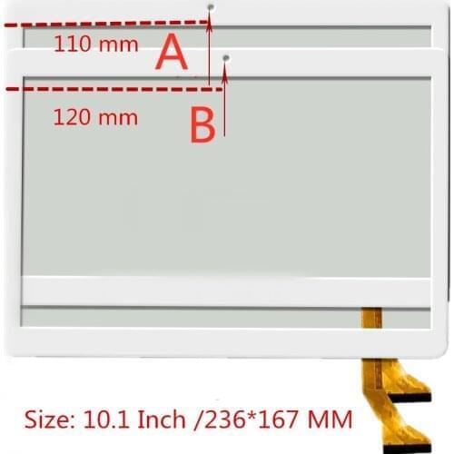 10.1 Inch touch screen For ZonnYou KT107 3g Capacitive touch screen panel repair replacement parts
