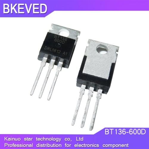 10pcs BT136-600D TO220 BT136 600D TO-220 BT136-600 TRIAC
