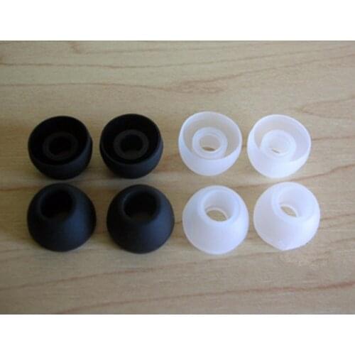 2 Pairs M Size Silicone Replacement Eartips Tips Buds Earbuds Part for Samsung i9300 i9220 i9100 N7100 in-ear Earphone Headphone