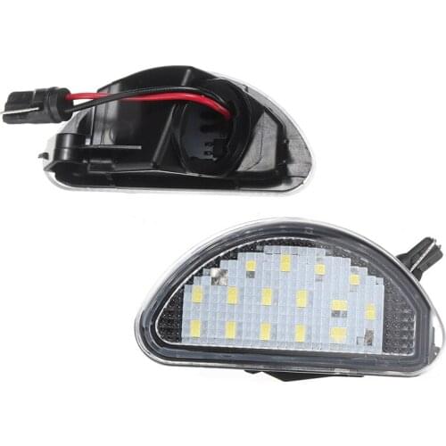 2pcs 15 SMD White LED Car Auto Licence Number Plate Light Lamp For Toyota Aygo MK I 2005-2014 AB10 Repair DIY Accessories