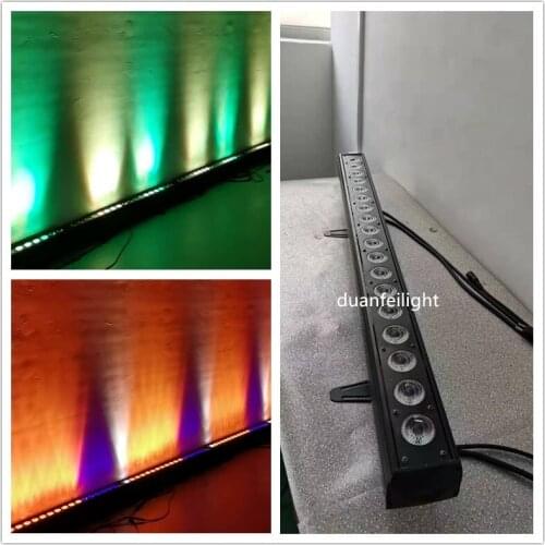 20 lot high bright dot led bar wash wall pixel lyre 18x18w 6in1 led rgbwa uv bar wall washer light ip20
