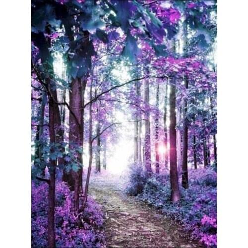 GATYZTORY 5d Diamond Painting Full Drill Scenery New Arrival Diamond Embroidery Forest Decorations For Home