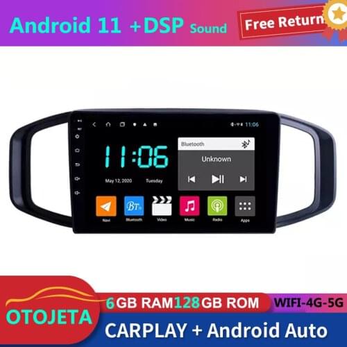 For MG3 MG 3 2019 2020 Car Radio Stereo GPS Navigator 6GB Ram 128GB Rom Autoradio 2Din Android 11 Bluetooth Multimedia Player